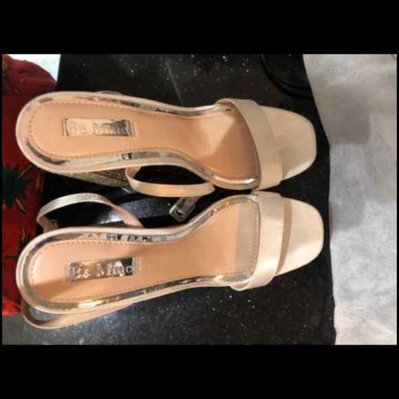 ASOS Size 8 platform Rhinestone Heel Bridal Shoes - Picture 3 of 3